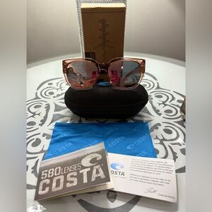 New Costa Women’s Sunglasses Case, Cloth, Pamphlets & Box